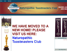 Tablet Screenshot of naturopathic.toastmastersclub.org